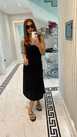 Dolty Kadın Siyah Elbise