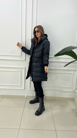 Franco Kadın Siyah Mont