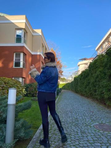 Gijon Mavi Kot Mont