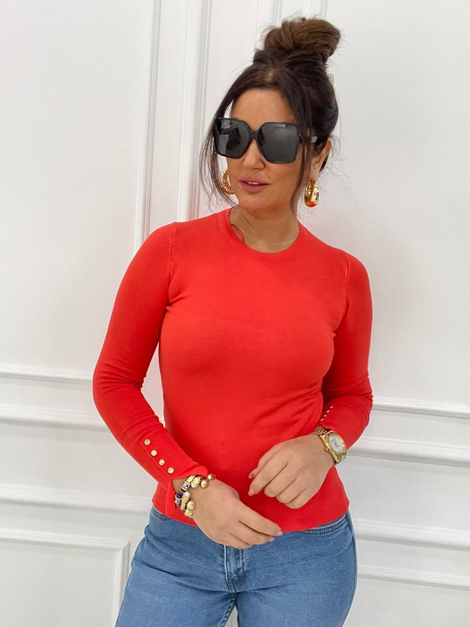 Kayla Kırmızı Triko