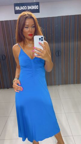Babita Saks Büzgülü Elbise