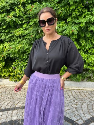 Henda Kadın Siyah Gömlek