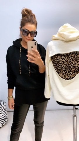 Cassis Siyah Sweat
