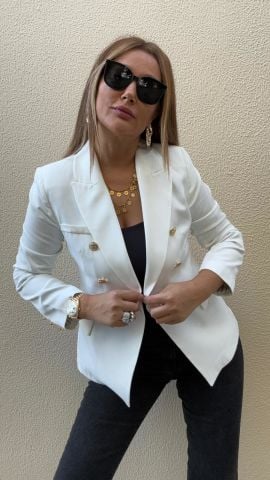 Javed Ekru Blazer