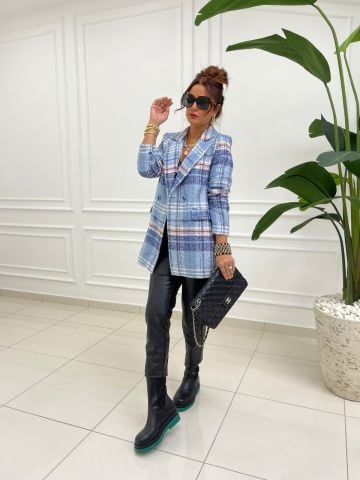 Kraf Mavi Blazer