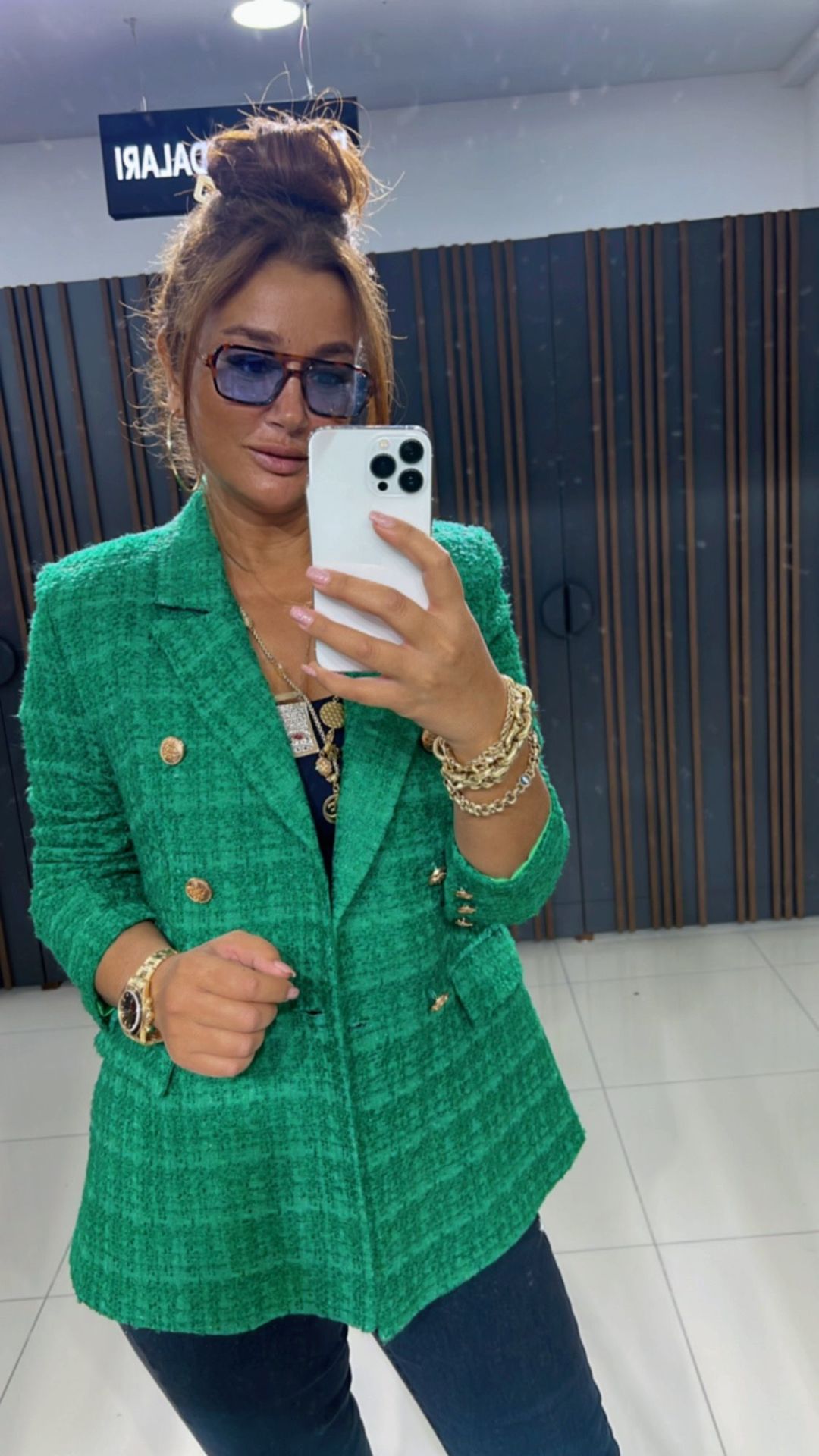 Serafi Yeşil Blazer