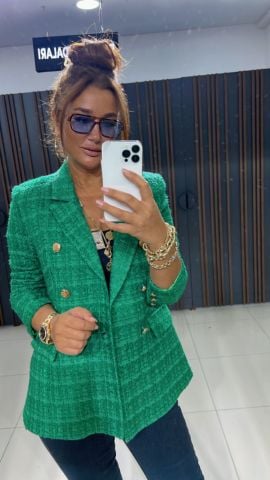 Serafi Yeşil Blazer