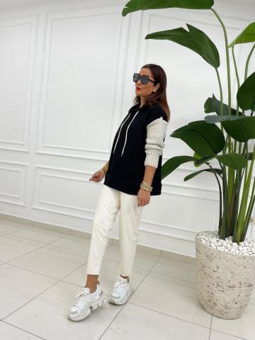 Helena Siyah Sweat