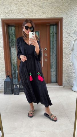 Vera Siyah Elbise