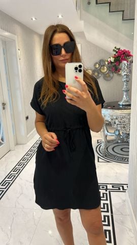 Kinso Kadın Siyah Elbise