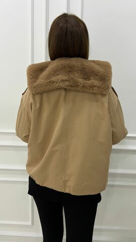 Bolve Kadın Camel Mont