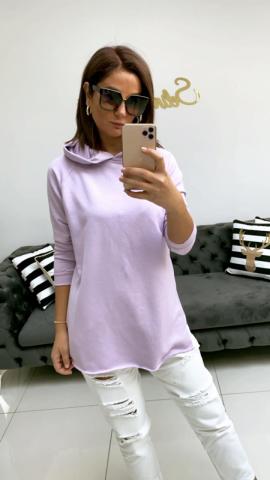 Astec Lila Kapşonlu Sweat