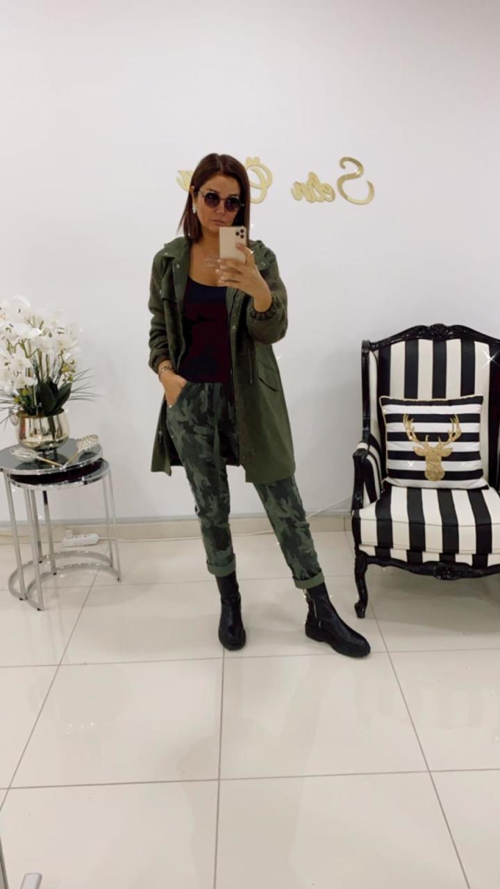 Haki Kamuflaj Pantalon