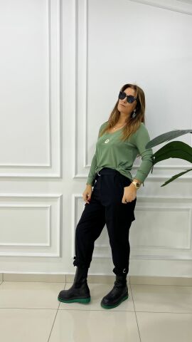 Caprina Kadın Siyah Pantolon