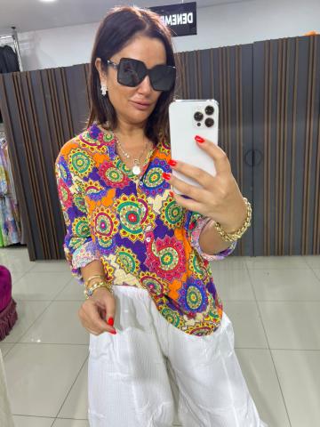 Werra Mandala Desen Gömlek
