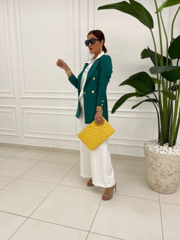 Risha Yeşil Blazer