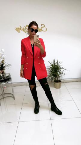 Ruth Kırmızı Blazer