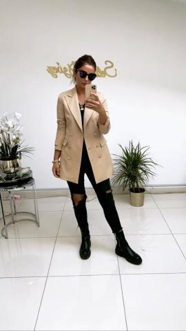Ruth Açık Camel Blazer
