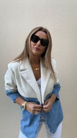 Linsa Taş Rengi Ceket