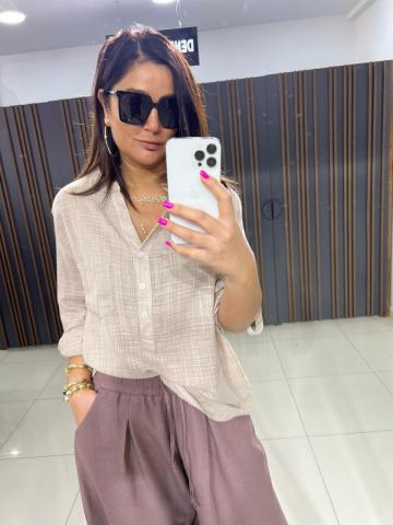 Liliy Camel Gömlek