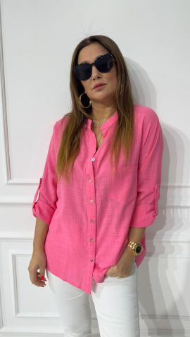 Desta Kadın Pembe Gömlek