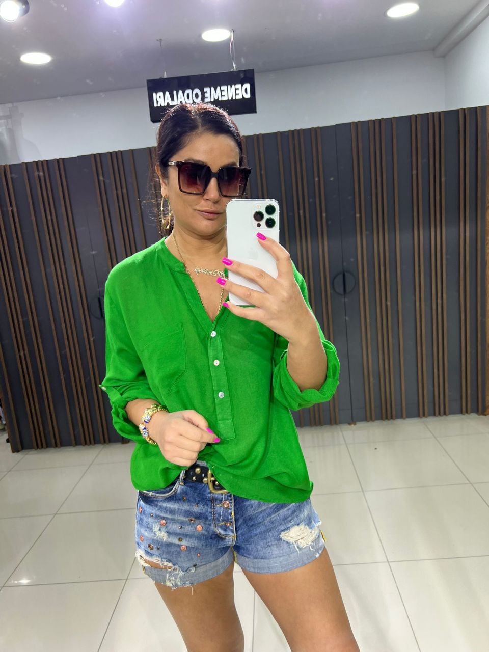 Liliy Yeşil Gömlek