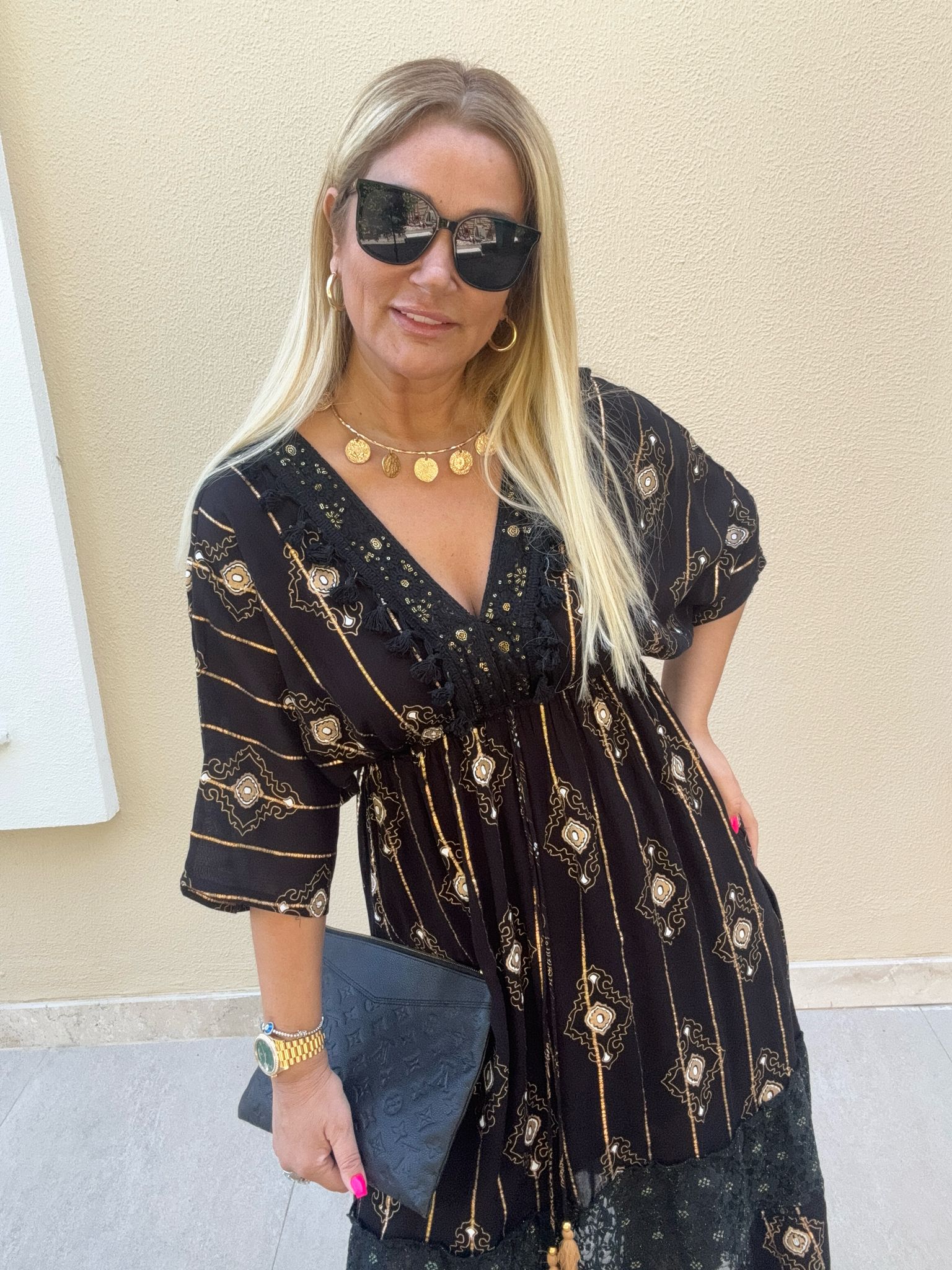 Nübel Siyah Elbise