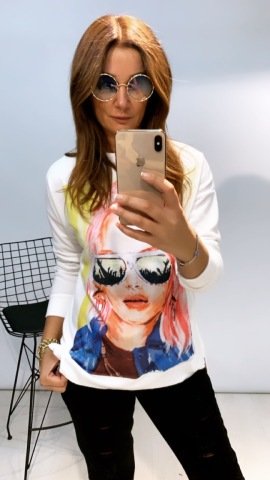 Girl Ekru Sweat