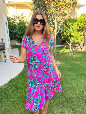 Tenna Pembe Elbise