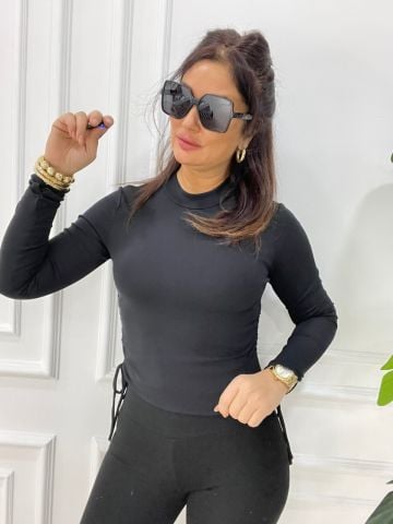 Risa Siyah Crop