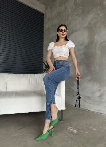 Mote Kadın Mavi Jean