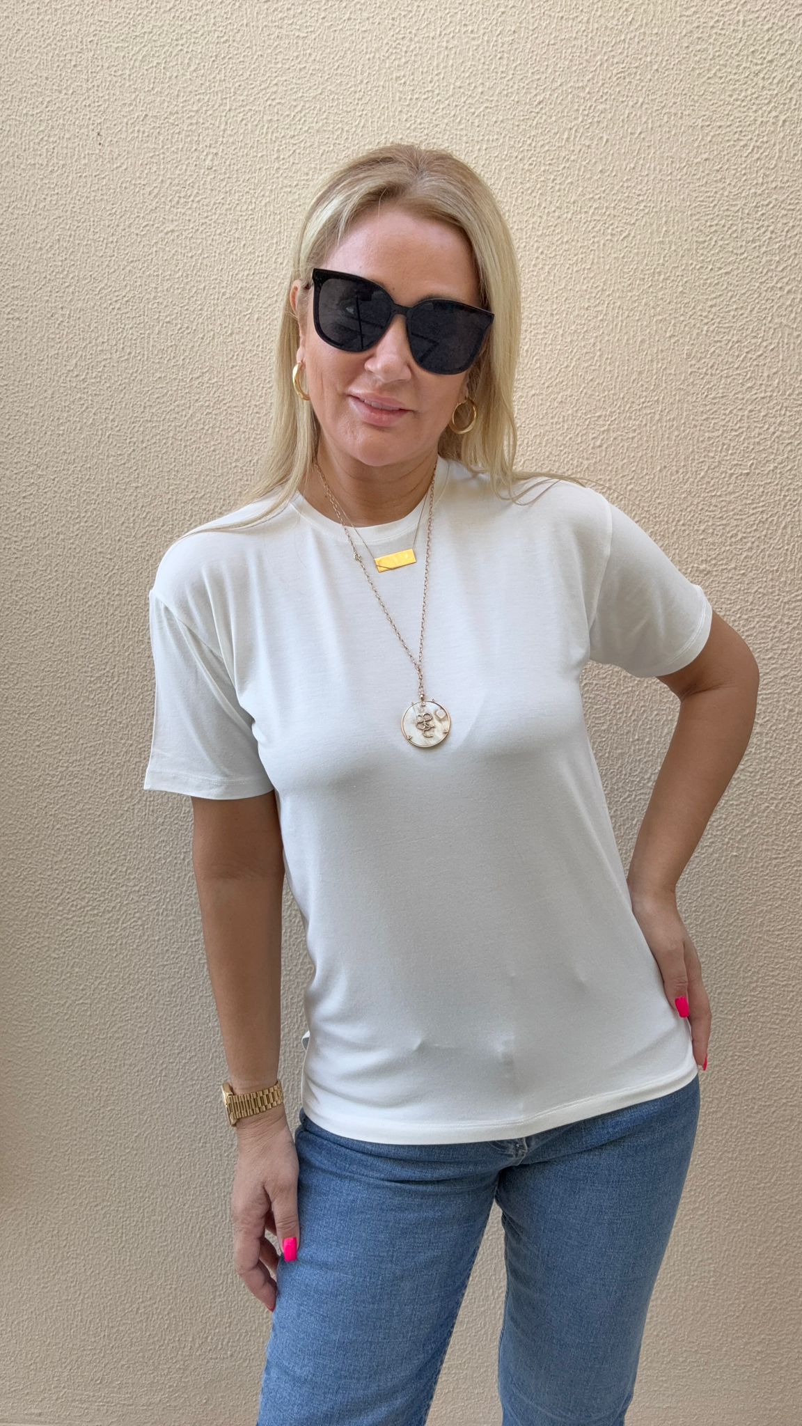 Orka Ekru T-shirt