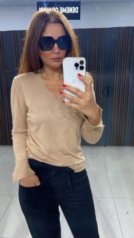 Bonita Camel Triko