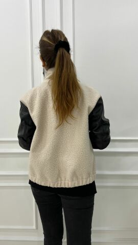 Nelda Kadın Taş Rengi Mont