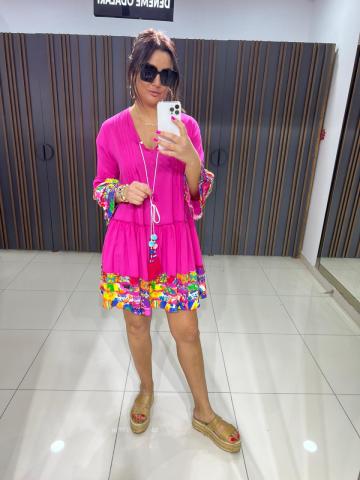 Soira Pembe Elbise