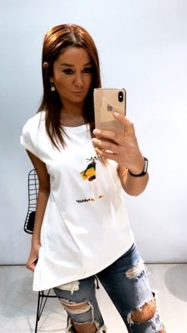 Rabbit Ekru T-shirt