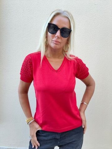 Bixe Kırmızı Triko