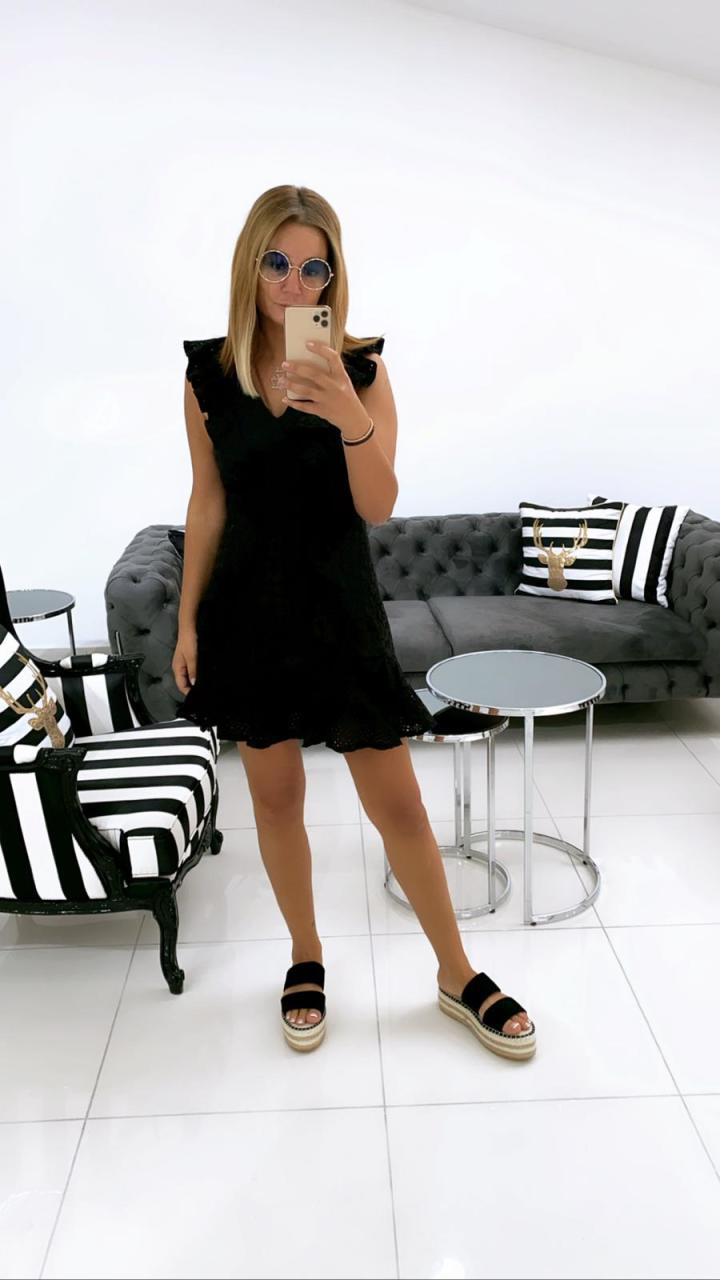 Rachel Siyah Elbise