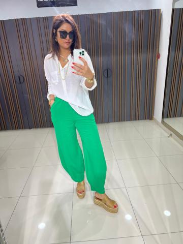 Goera Yeşil Pantolon