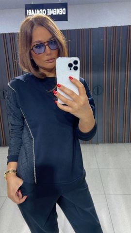 Ricci Kadın Siyah Sweat