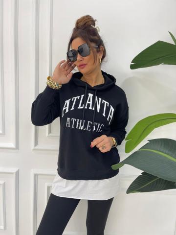Atlanta Siyah Sweat