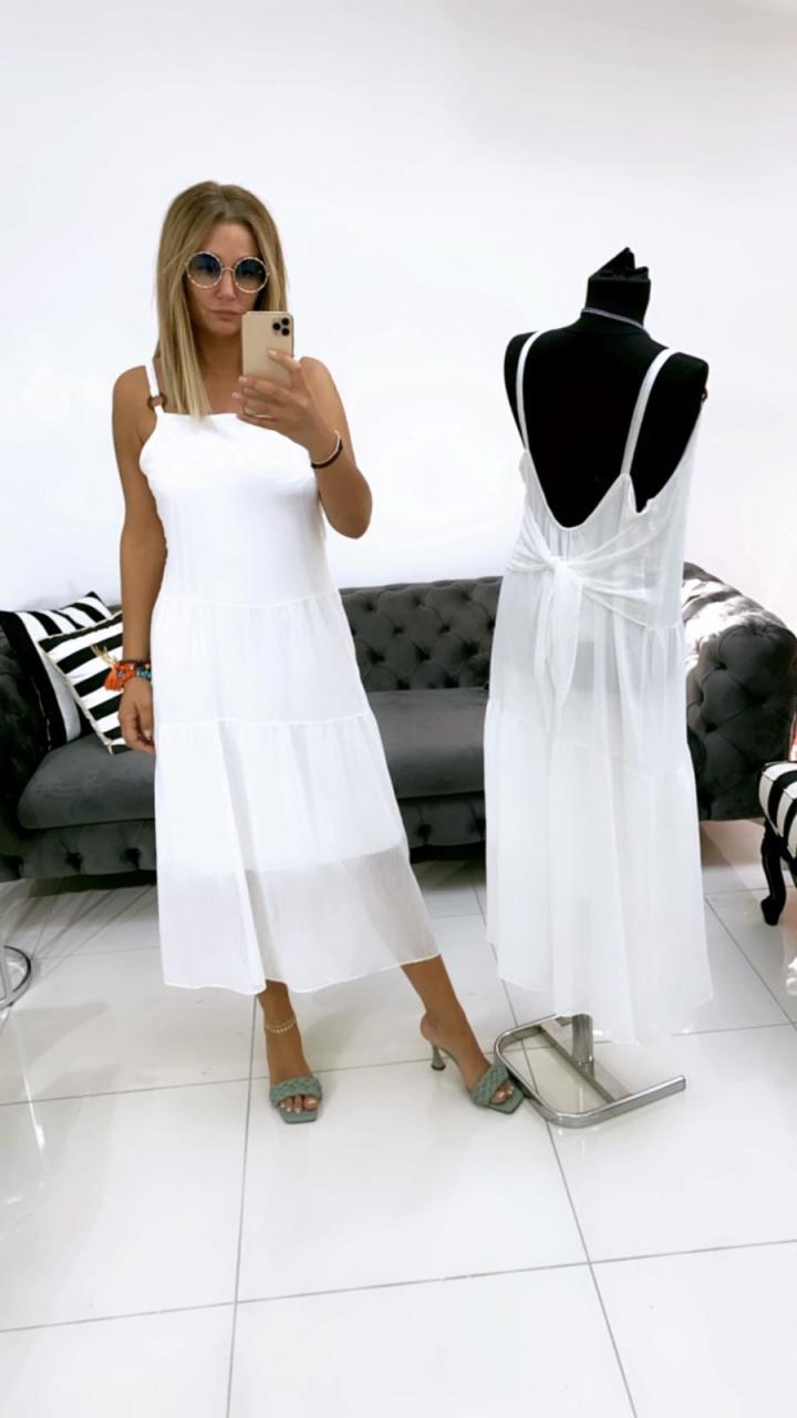 Konra Ekru Elbise