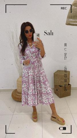 Samba Lila Elbise