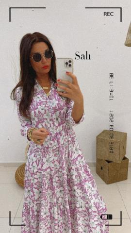 Samba Lila Elbise