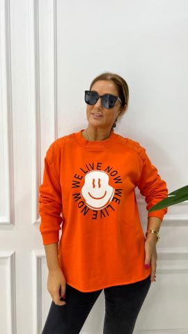 Zeyna Kadın Turuncu Sweat-shirt