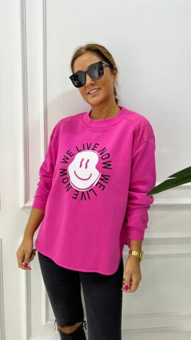 Zeyna Kadın Fuşya Sweat-shirt