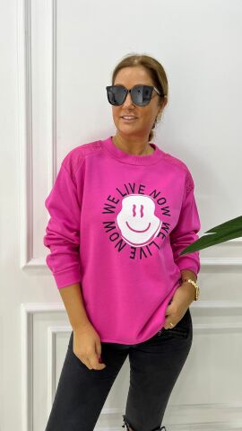 Zeyna Kadın Fuşya Sweat-shirt