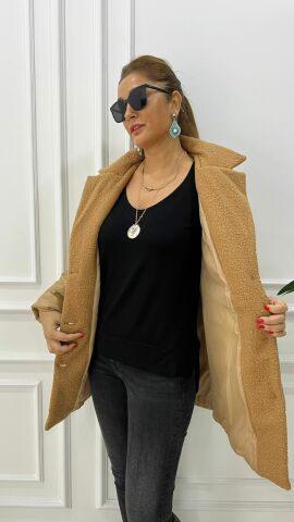 Ping Kadın Camel Mont