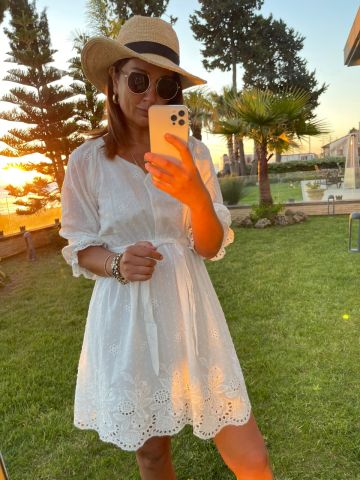 Sindy Ekru Elbise