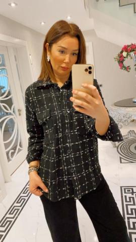 Aury Siyah Gömlek